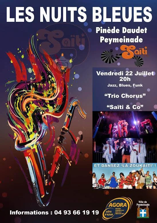 Affiche de festival jazz — participation de Serge Nano